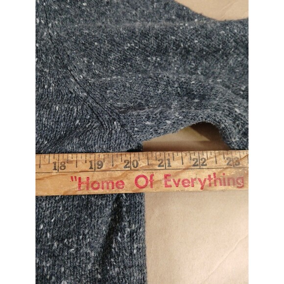 Woolrich Hoodie Sweater Jacket Womens L Gray Wool Blend Full Zip Cardigan - Picture 4 of 6